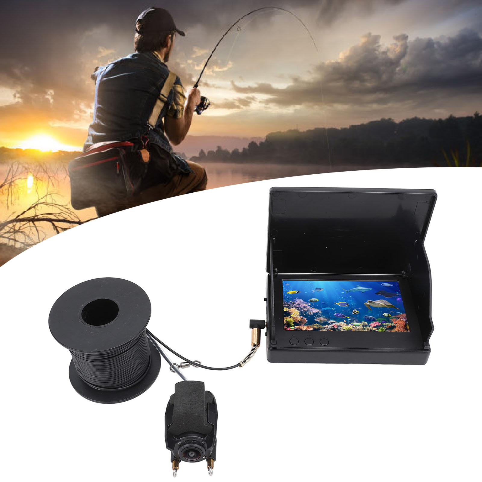Fishing Camera - Fishing Camera Filling Light 4.3in Visible