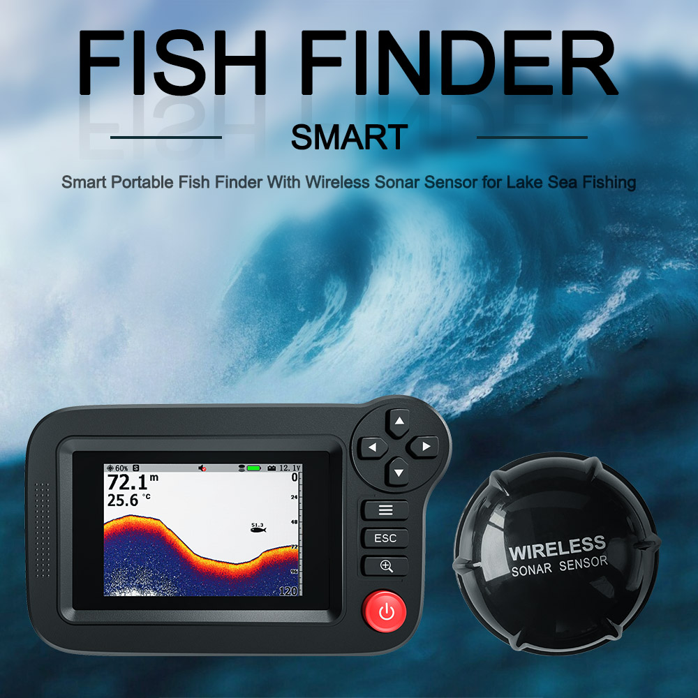 Smart Fish Finder - Portable F - đánh giá và giá Fish Finder Transducer
