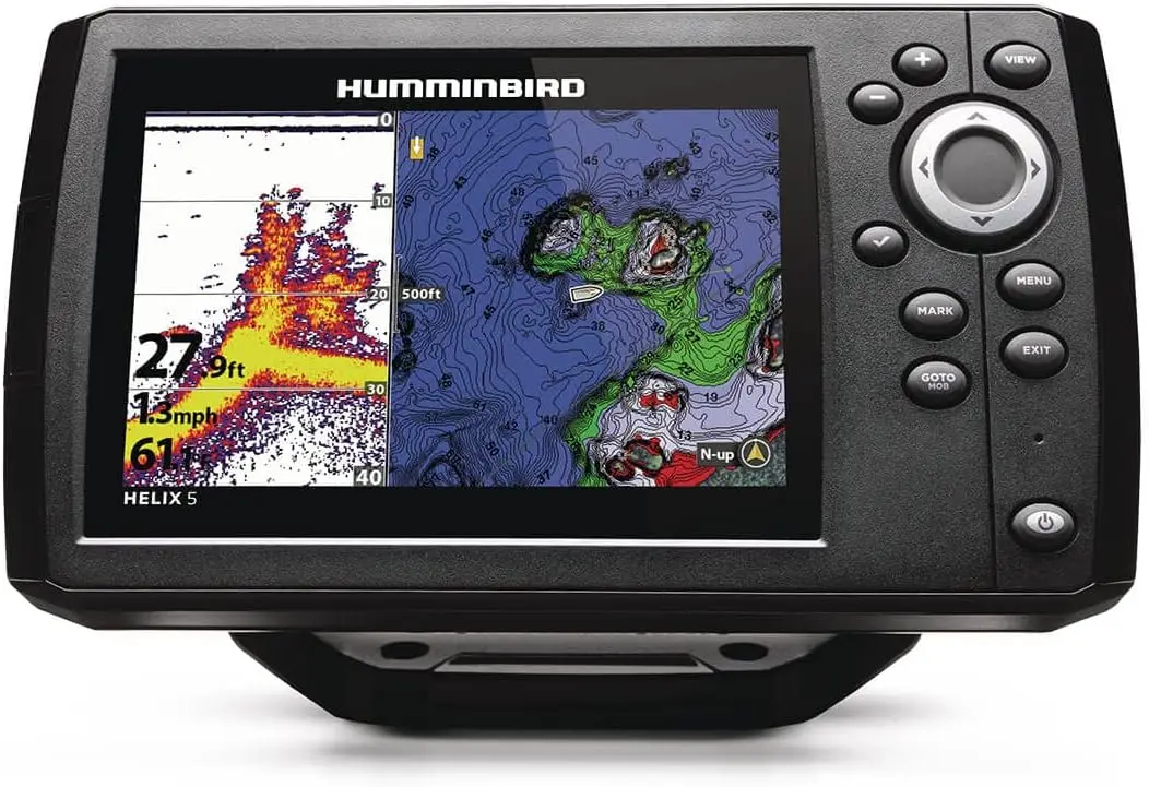 Humminbird 411660-1 Helix 5 Ch - đánh giá và giá Fish Finder Transducer