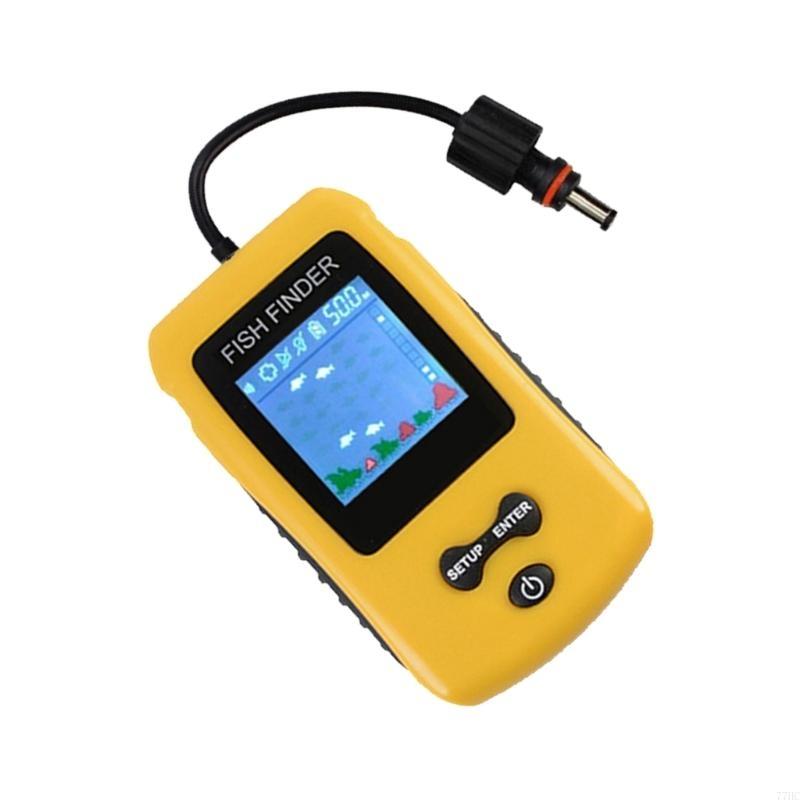 77HC Công cụ tìm cá sonar cầm  - đánh giá và giá Fishing Depth Finder
