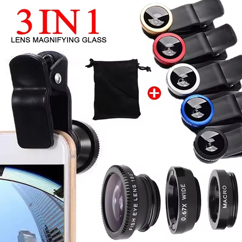 3 In 1 Fisheye Phone Lens 0.67 - đánh giá và giá Fishing Camera