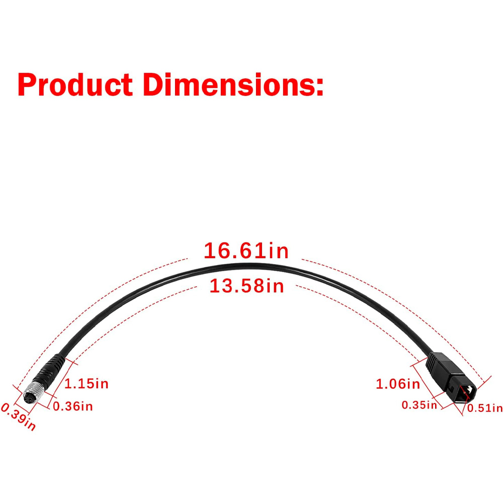 Replacement for1852068 MKR-US2 - đánh giá và giá Fish Finder Transducer