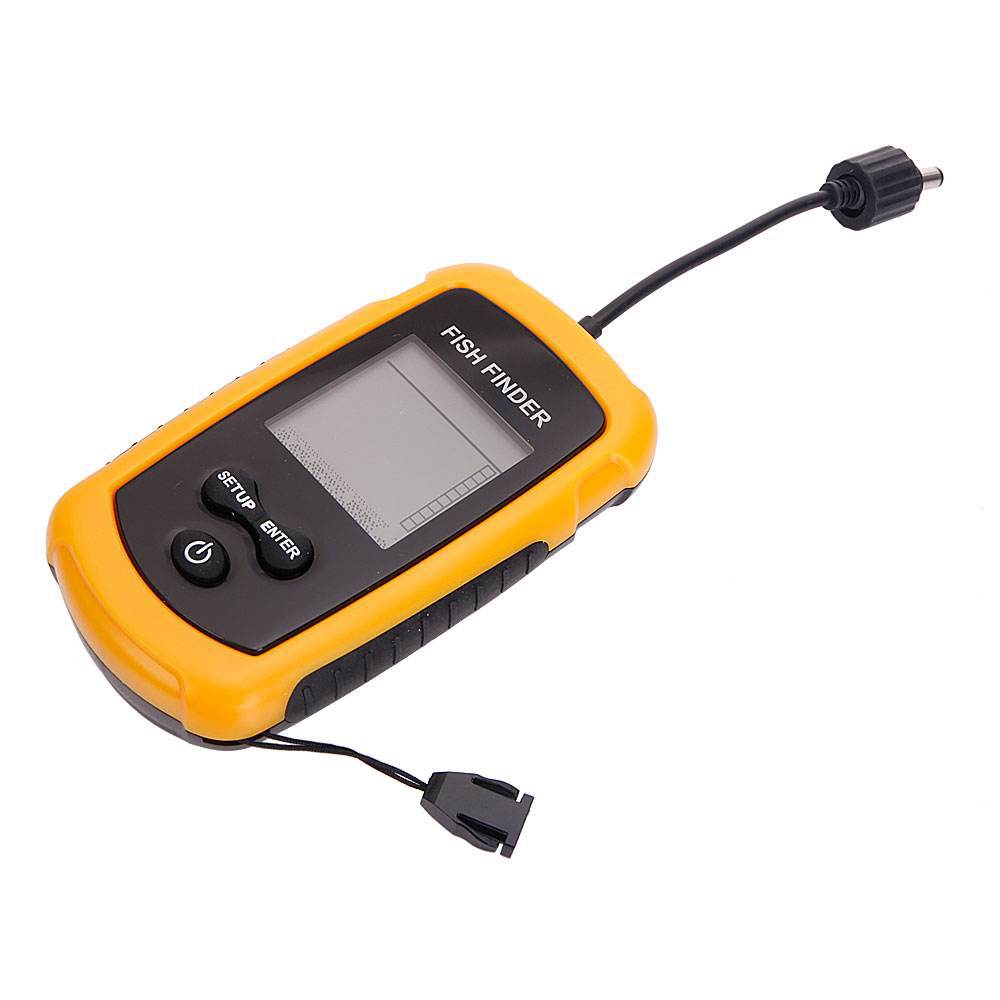 Alarm 100M Portable Sonar Fish - đánh giá và giá Fish Finder Transducer