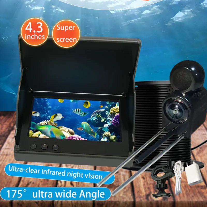 YS43A 4.3-inch Fish Detector U - đánh giá và giá Fish Finder Battery