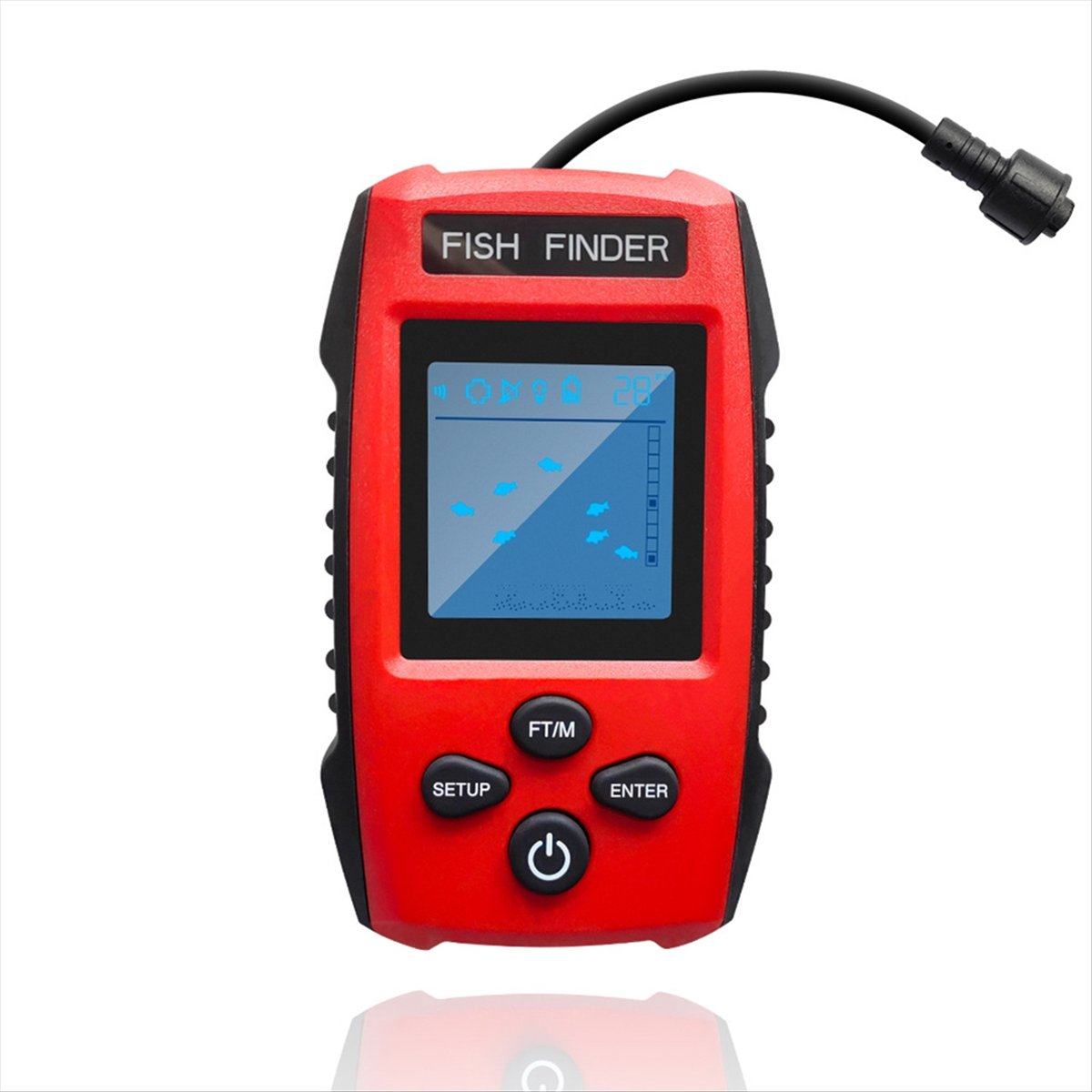 Color LCD Fish Finder Wired So - đánh giá và giá Fishing Depth Finder