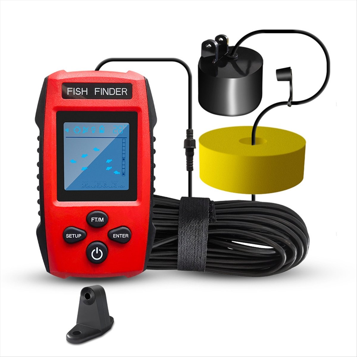 Color LCD Fish Finder Wired So - đánh giá và giá Fishing Depth Finder