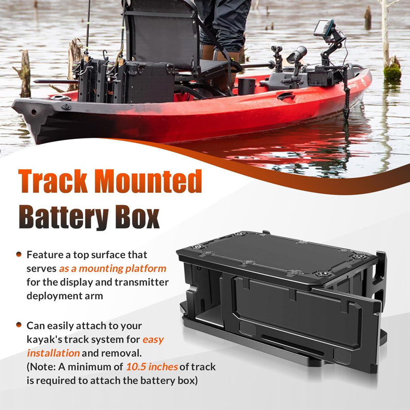 Track Mounted Battery Box for  - đánh giá và giá Fish Finder Transducer