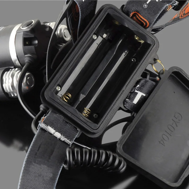 High Power LED Headlamp 18650  - đánh giá và giá Fish Finder Battery
