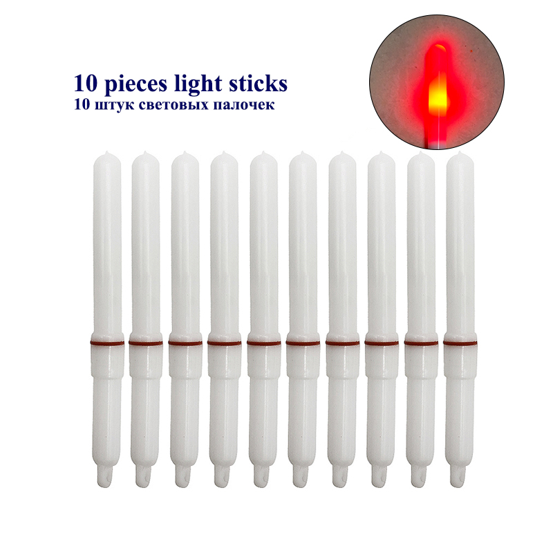 10PCS Electric Night Glow Stic - đánh giá và giá Fish Finder Battery