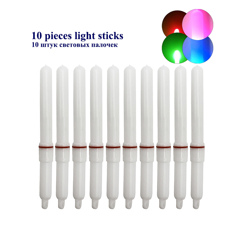 10PCS Electric Night Glow Stic - đánh giá và giá Fish Finder Battery