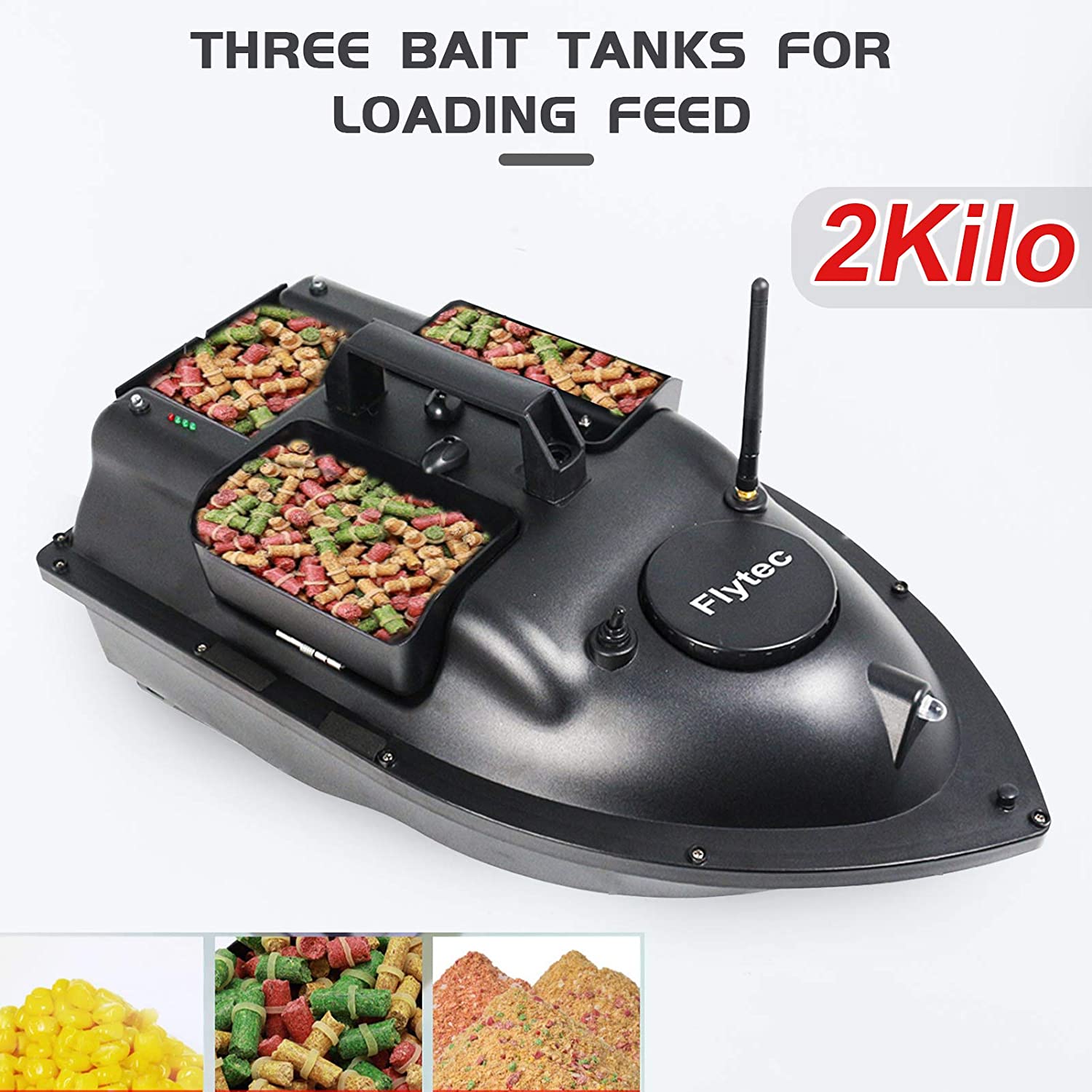 500M Wireless RC Bait Boat Hoo - đánh giá và giá Fish Finder Gps